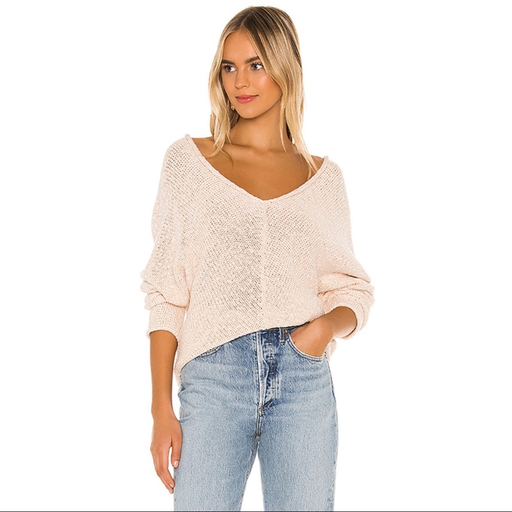 Free People Sweater Pink